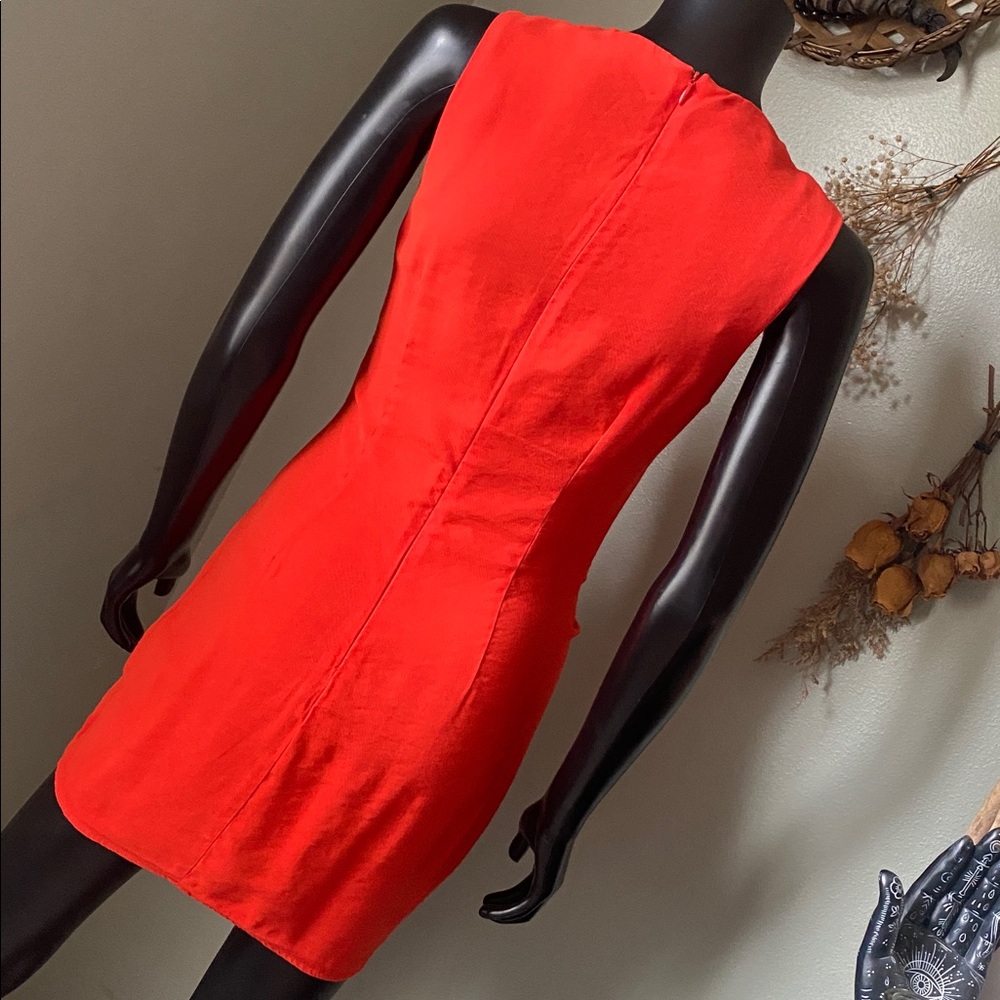Gianni Bini Vibrant Orange Mini Dress - Picture 7 of 14